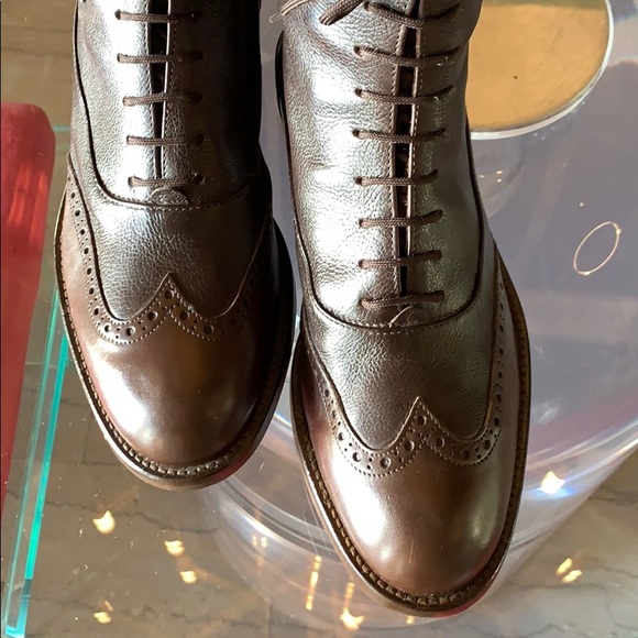 David & Joan Oxford Boots Hand Made in Italy sz 8 - Picture 8 of 8